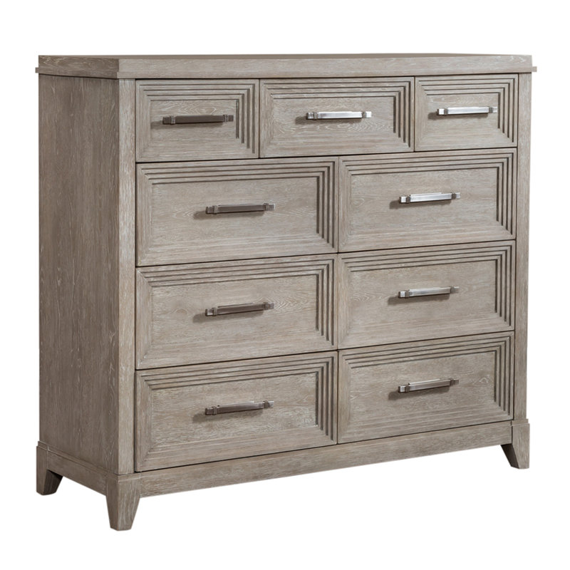 Commode de bureau 9 tiroirs Belmar