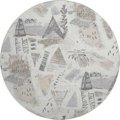 Premium Machine Washable Harjo AMF1573 Modern Rug