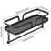 Wall-mounted paper towel holder with shelf and 4 hooks