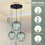 Annell 3 - Light Green Cluster Pendant