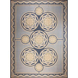 Antique Oversized Needlepoint Portugal Flat Weave Rug
