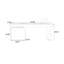 Black Rectangular Manufactured Wood with 5 drawers desk-109000087