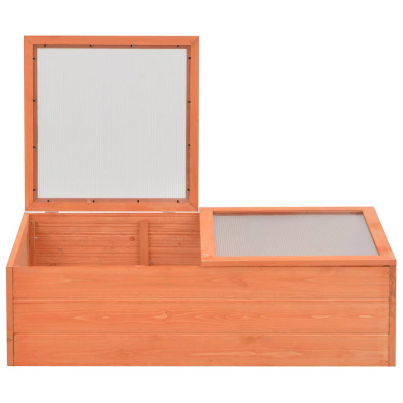 Haytug 39.4' W x 19.7' D Cold Frame, 39.4" W x 19.7" D x 13.4" H