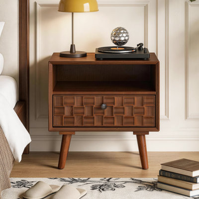 Table de chevet 22 pouces rétro Mid-Century