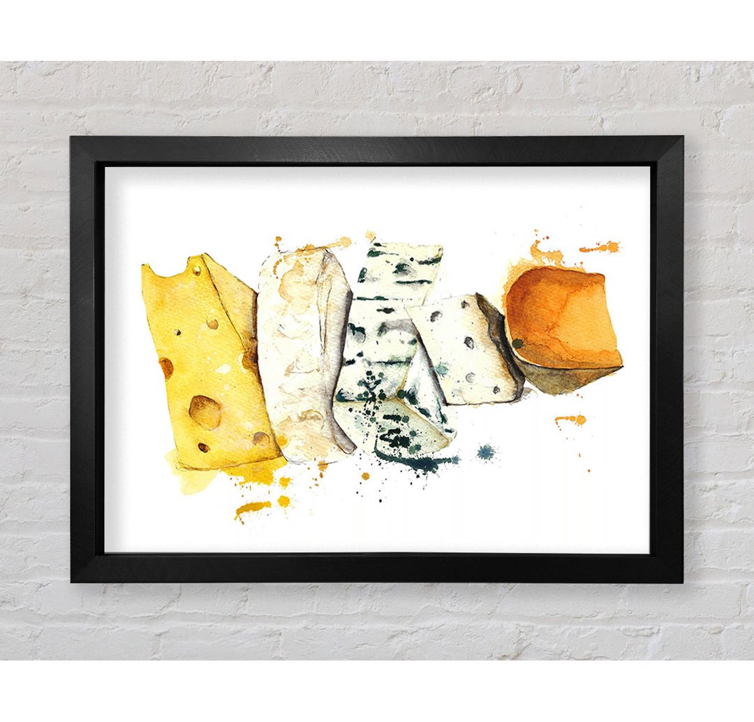 Cheese Selection - Einzelne Bilderrahmen Kunstdrucke