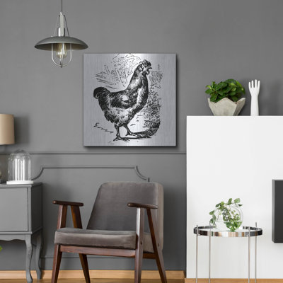 'Garden Chicken' by Art Licensing Studio Wall Art