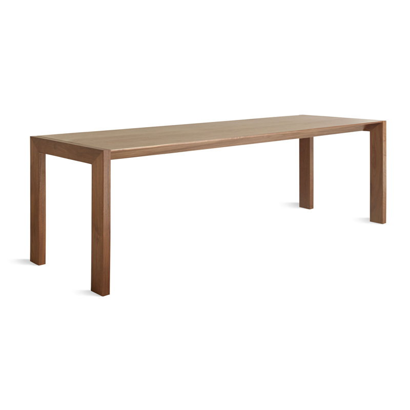 Rustic Walnut Extendable Dining Table for Eight