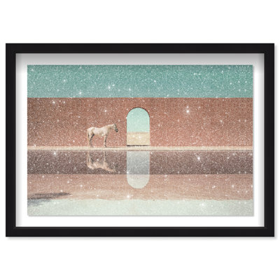 Western Reflections Framed Graphic Art