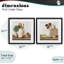 Ensemble de 2 impressions sous-verre encadrées Country Kitchen, par White Ladder-406888446-406888445