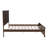Traditional Style Queen Size Bed With Headboard And Footboard-1269312715