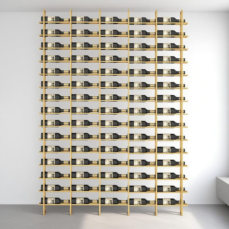 Grand support à vin mural, porte-présentoir de rangement pour 16 bouteilles de 80 bouteilles, rangement à vin en métal moderne pour caves à vin, bars à domicile, cuisines et salles à manger