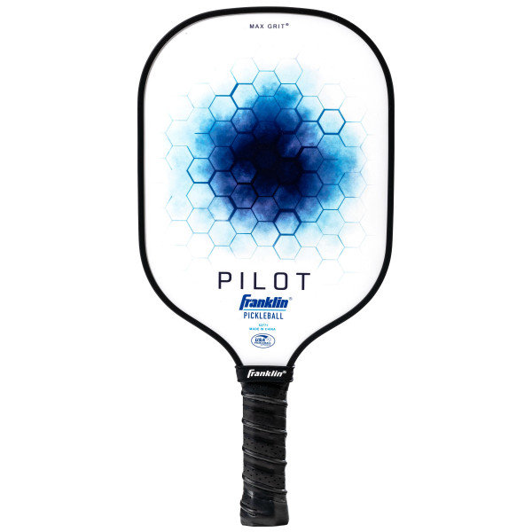 Raquette de pickleball Franklin Sports - Raquette de pickleball 10 mm Pilot - Approuvé (USAPA), Bleu