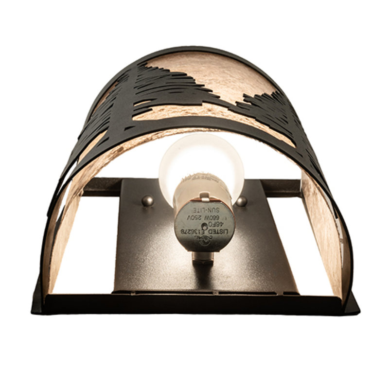 Janaira Steel Flush Mounted Sconce