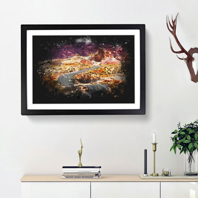 The Valley of Fire in Nevada - Picture Frame Graphic Art Print