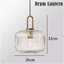 Ribbed Clear Glass Ceiling Light-Kitchen Island Light Fixture-1466430987