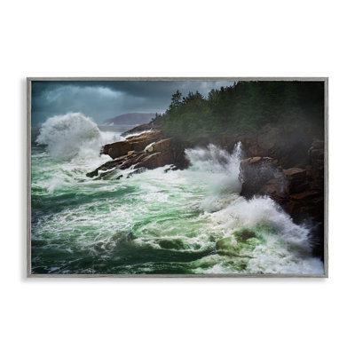«Strong Crashing Waves», estampe numérique par Rick Berk