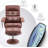 Livnat 2 Set Recliner with Ottoman, Reclining Chair with Massage, 360 Swivel  Chairs,  Faux Leather-2141085586