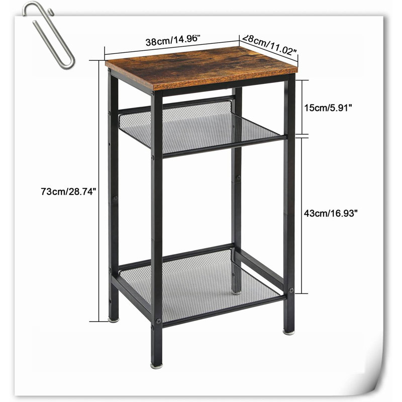 Brianica 14.96 " W Nightstand
