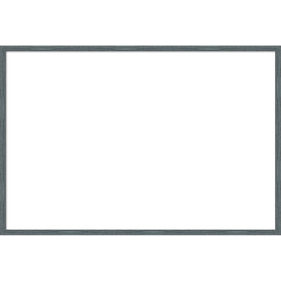 Blue Grey Rustic Narrow Framed Dry Erase Magnetic Board Organization Boards