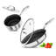8 - Piece Non-Stick Stainless Steel Cookware Set