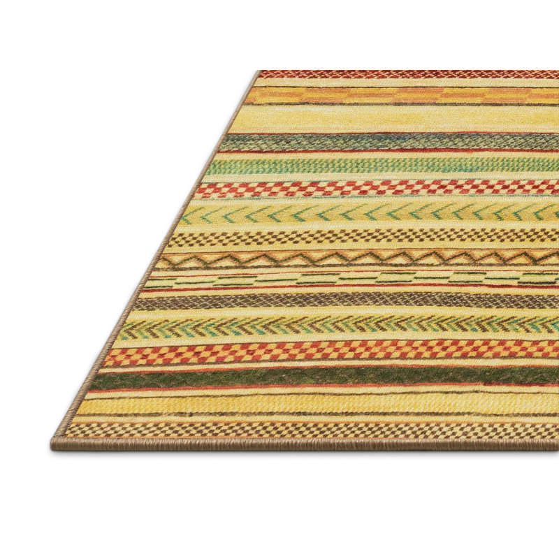 Abstract Indoor Rug, Rectangle 2' x 4'
