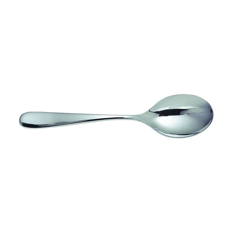 Nuovo Milano Stainless Steel Serving Spoon, Mirror Polished
