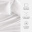 Ensemble de draps en coton Sateen-30941428-30941377