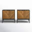 Armoire d'appoint moderne à 2 portes avec tablettes réglables Pecoraro-88998886