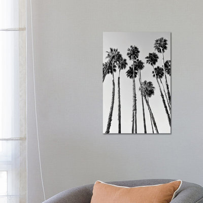 Palm Trees Beverly Hills 1 Piece Wrapped Canvas Wall Art