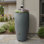 Tonneau cylindrique en plastique pour la collecte de l'eau de pluie Athena