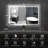Kernie 40‘’x32‘’ Frameless LED 3 Color Lighting Bathroom / Vanity Mirror, Memory Function, Anti-fog