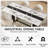 71 Inch White Wood Rectangular Dining Table