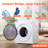 CTT Portable Clothes Dryer 3.5 cu.ft, 110V Laundry Dryer with Stainless Steel Tub, 4 Drying Mode, Portable Dryers for Laundry, Apartments, RVs, Dorms, 1500W