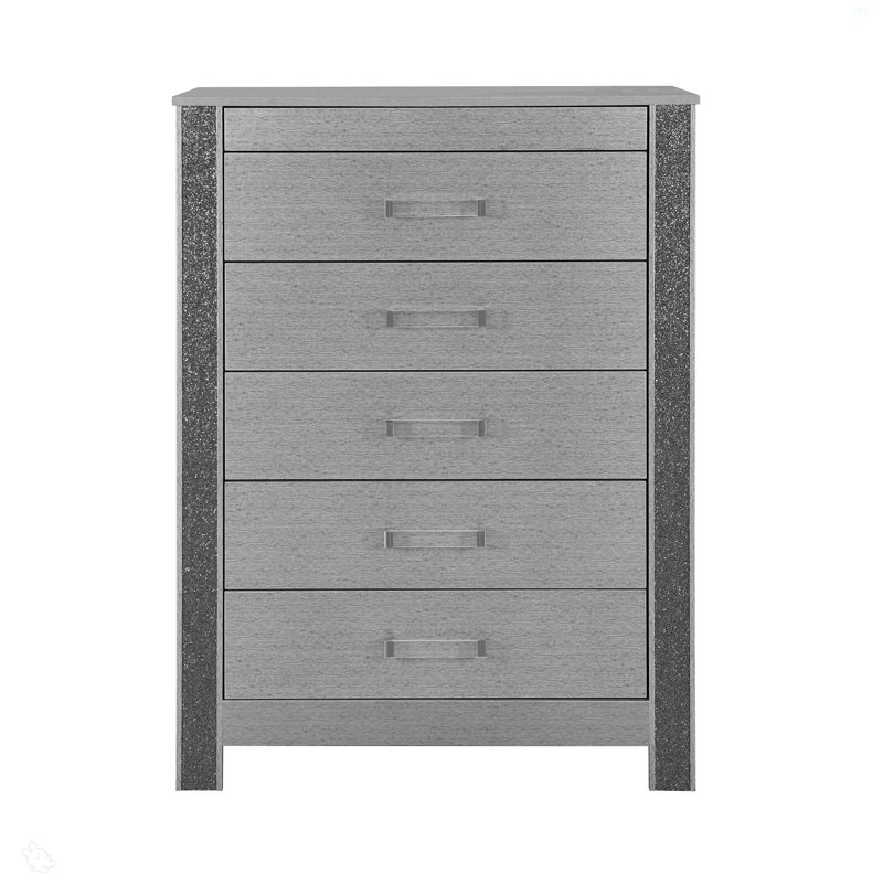Commode argent Lorenzo