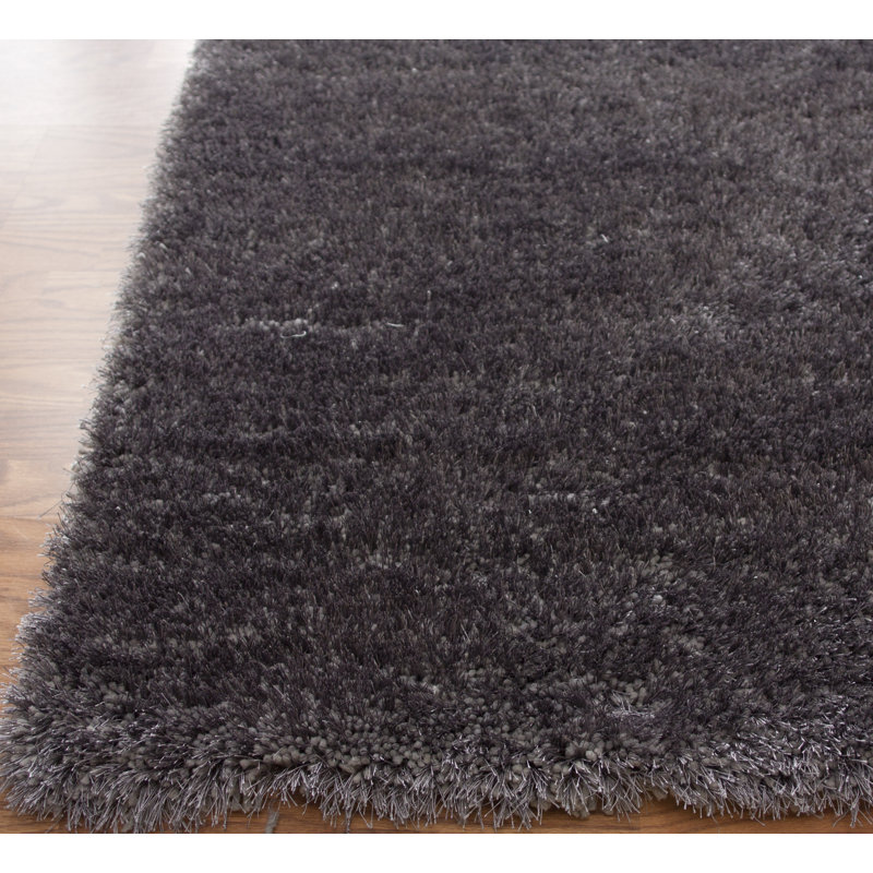 Tapis gris moelleux Funky, Rectangle 3 pi x 5 pi