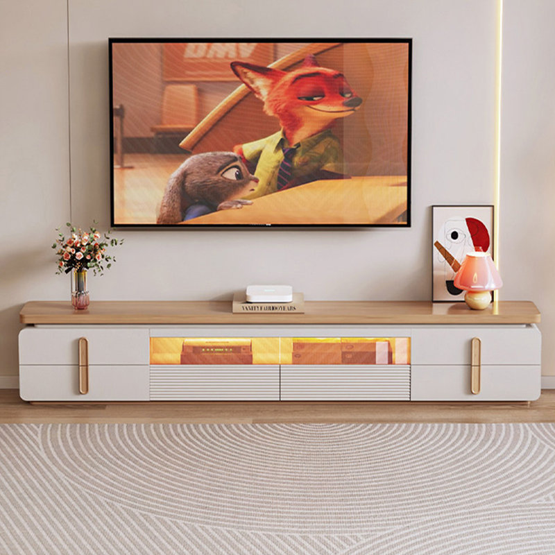 Meuble télé Modern Burlywood, 70.87