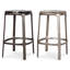 Marbelle - Alfie Marble Counter Stool - Toronto Sand/Antique Nickel Finish-829767117-829767104
