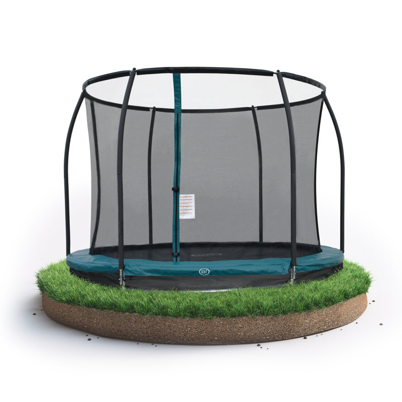 10' Backyard: In-Ground with Safety Enclosure, Green