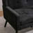 47.24" Wide Tufted Back 2-Seater Accent Chair With High-Density Foam Cushion Premium Linen/Suede Loveseat Sofa For Small Spaces-1798925492