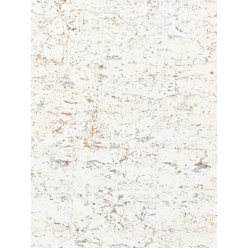 Natural Textures Abstract Wallpaper Roll, White Birch