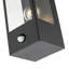 Brushed 24cm H Outdoor Wall Lantern