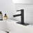 Single-Hole Single-Handle Bathroom Faucet With Drain Assembly