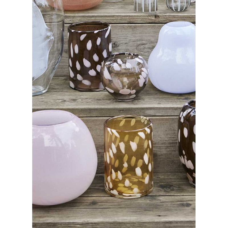 Jali Hurricane Candle Holder, Smoke