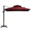 Parasol de patio décalé 10 pi Outsunny