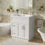 Meuble-lavabo avec 2 tiroirs et tablette réglable