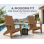 Ensemble de 2 chaises modernes modernes Adirondack-920360641