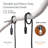 Hybrid 104 ft. Solar Powered & Plug-In LED String Lights Outdoor Patio Waterproof with 48 S14 Shatterproof Bulbs, Dimmable, 3 Color Temps, Remote Control-1883183534