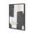 Encadrement ouvert, zinc vieilli