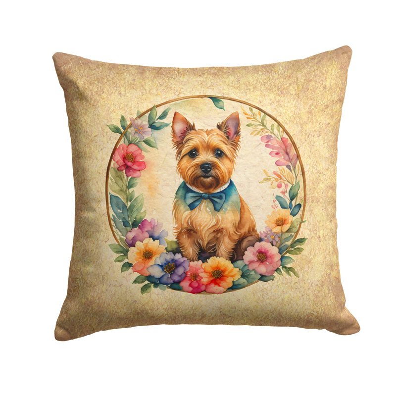  Coussin décoratif intérieur / extérieur en polyester Autre / Sans motif, H 14 po x l 14 po x P 3 po