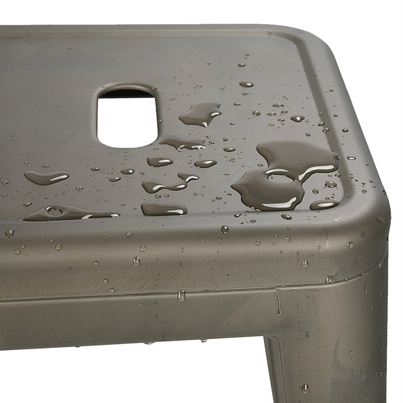 Tabouret de bar 30 po Winfred, Métal industriel, Tabouret de bar (siège d’une hauteur de 30 po)